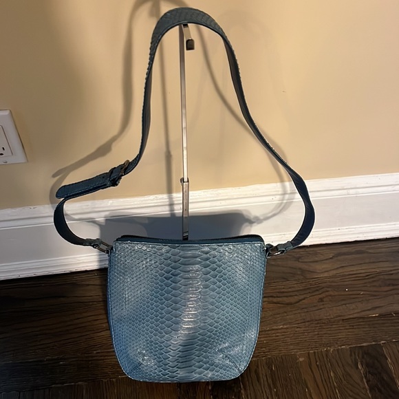 Byron New York Genuine Python Leather Crossbody - Picture 7 of 9